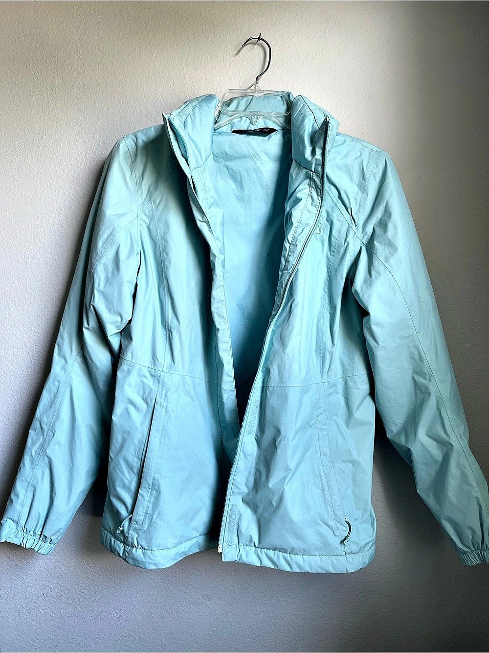 The North Face Women's Hooded Jacket Blue Medium Like New